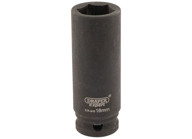 Draper Expert HI-TORQ 6 Point Deep Impact Socket, 3/8" Sq. Dr., 16mm Draper - Town Tools 