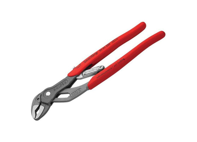 Knipex SmartGrip® Water Pump Pliers PVC Grip 250mm Knipex - RockBottom Northampton