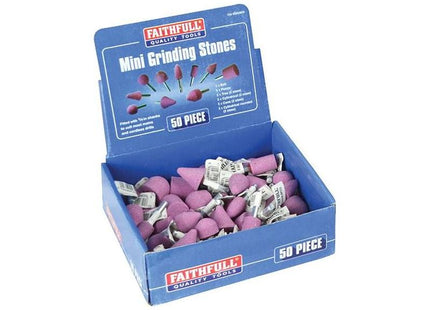 Faithfull Mini Grinding Wheel Assortment, 50 Piece Faithfull - RockBottom Northampton