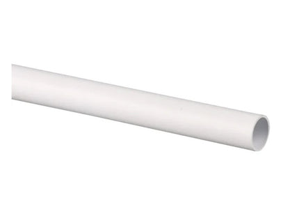 Overflow pipe 21.5mm x 2m white