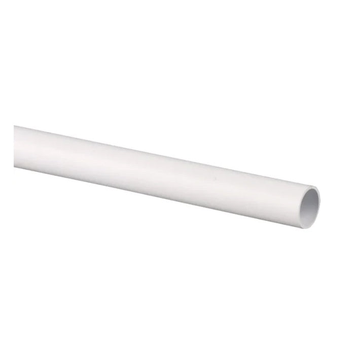 Overflow pipe 21.5mm x 2m white
