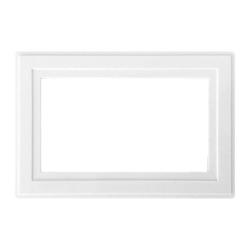 Dencon White Finger Plate 2-Gang Dencon - RockBottom Northampton