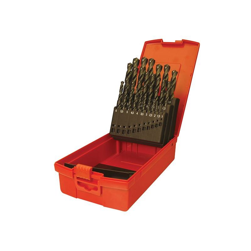 Dormer A190 No.202 Metric HSS Drill Set of 51 1.0-6.0 x 0.1mm Dormer - RockBottom Northampton