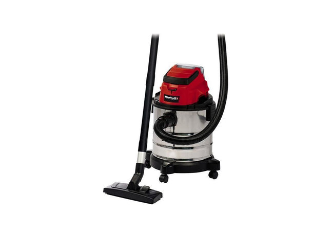 Einhell TC-VC 18/20 Li S-Solo Wet & Dry Vacuum Cleaner 20 litre 18V Bare Unit Einhell - RockBottom Northamptin
