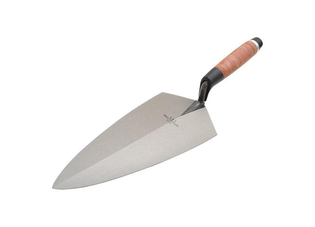 Marshalltown 19L Philadelphia Pattern Brick Trowel Leather Handle 10in Marshalltown - RockBottom Northampton
