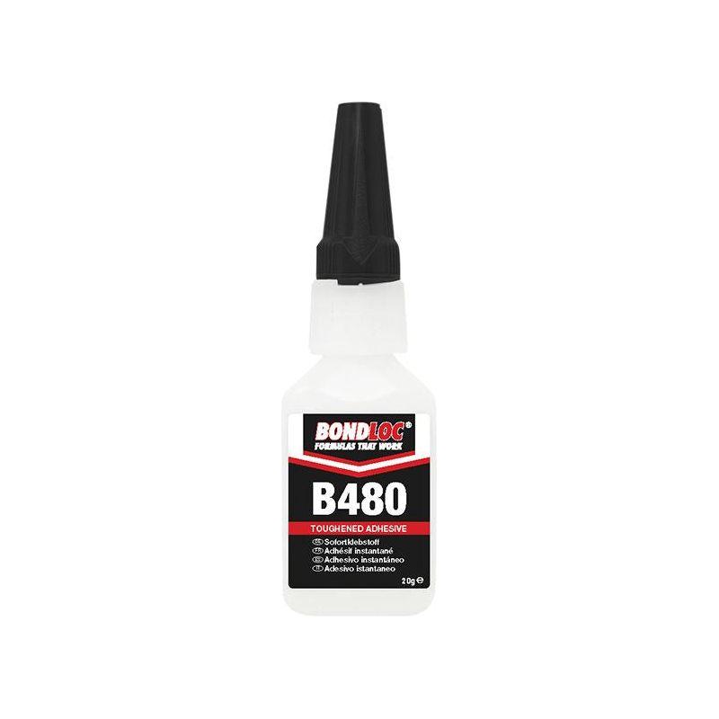 Bondloc B480 Black Rubber Toughened Cyanoacrylate 20g Bondloc - RockBottom Northampton