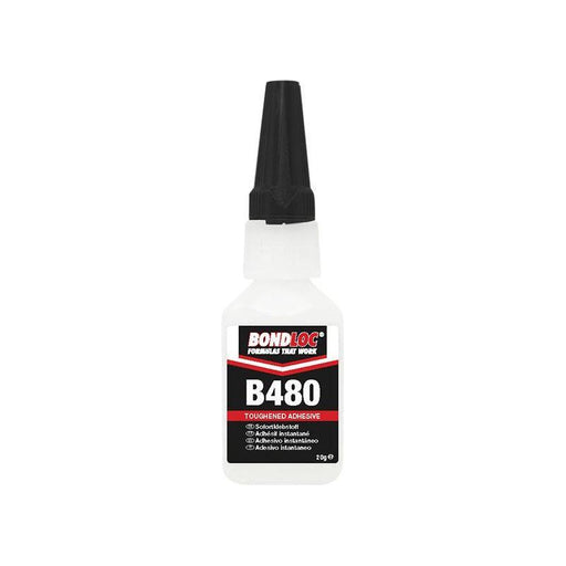 Bondloc B480 Black Rubber Toughened Cyanoacrylate 20g Bondloc - RockBottom Northampton
