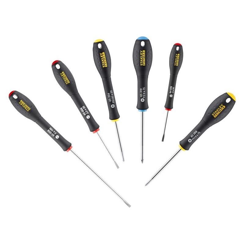 Stanley® Hand Tools FatMax® Precision Screwdriver Set, 6 Piece STANLEY® Hand Tools - RockBottom Nothampton