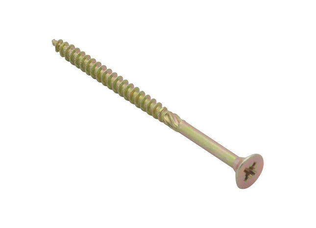 Forgefix Spectre™ PZ Compatible Wood Screw CSK ZYP 6.0 x 80mm Box 100 ForgeFix - RockBottom Northampton