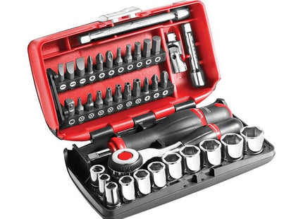 Facom 1/4in Drive Socket Set, 38 Piece Facom - RockBottom Northampton