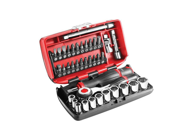 Facom 1/4in Drive Socket Set, 38 Piece Facom - RockBottom Northampton