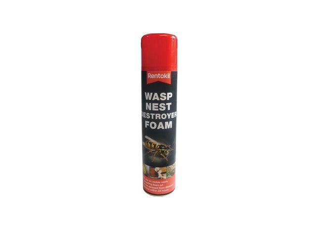 Rentokil Wasp Nest Destroy Foam Aerosol 300ml Rentokil - RockBottom Nothampton