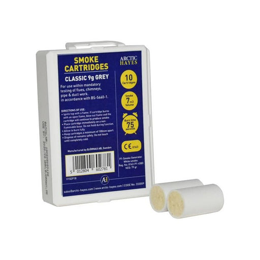 Arctic Hayes Smoke Cartridges Classic 9g White (Pack 10) Arctic Hayes - RockBottom Northampton 