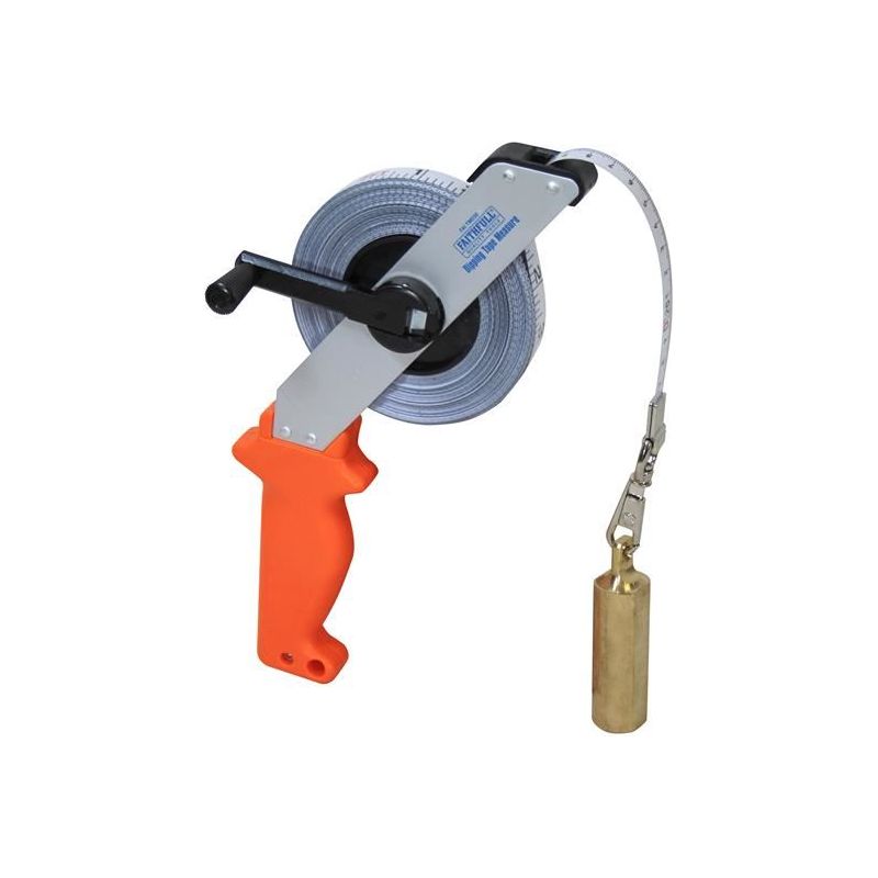 Faithfull Dipping Tape Measure with Weight 30m/100ft Faithfull - RockBottom Northampton