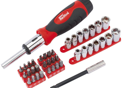 Draper Draper Redline Ratcheting Screwdriver Socket and Bit Set (40 Piece) Draper - Town Tools