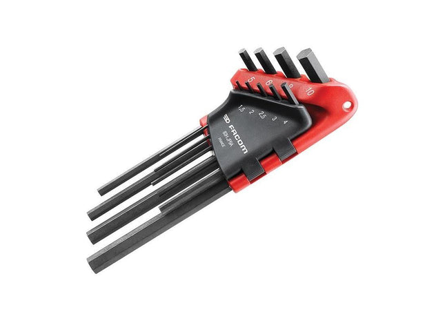 Facom 83H.JP9A Metric Hexagon Key Long Arm Set, 9 Piece Facom - RockBottom Northampton