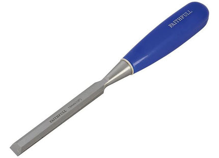 Faithfull Bevel Edge Chisel Blue Grip 13mm (1/2in) Faithfull - RockBottom Northampton