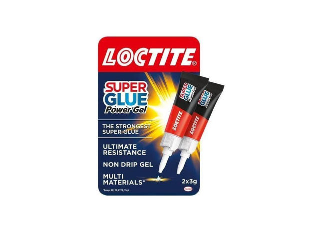 Loctite Super Glue Power Gel Tube 2 x 3g Loctite - RockBottom Northampton