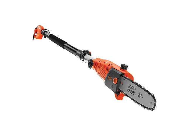 Black + Decker PS7525 Corded Pole Saw 25cm Bar 800W 240V BLACK + DECKER - RockBottom Northampton