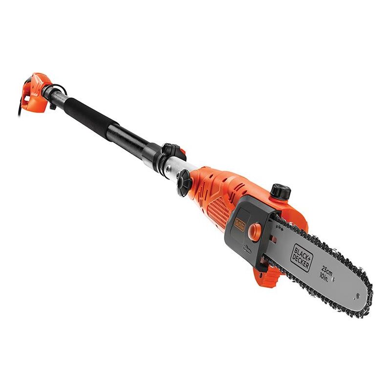 Black + Decker PS7525 Corded Pole Saw 25cm Bar 800W 240V BLACK + DECKER - RockBottom Northampton