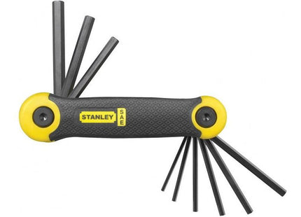 Stanley® Hand Tools Imperial Folding Hexagon Key Set, 9 Piece (5/64 - 1/4in) STANLEY® Hand Tools - RockBottom Nothampton