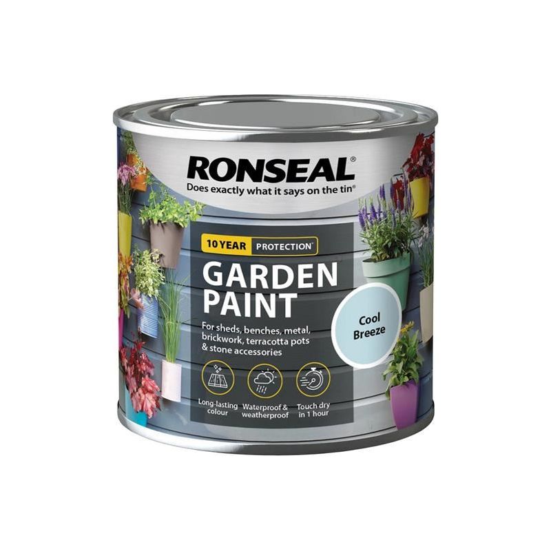 Ronseal Garden Paint Cool Breeze 250ml Ronseal - RockBottom Nothampton