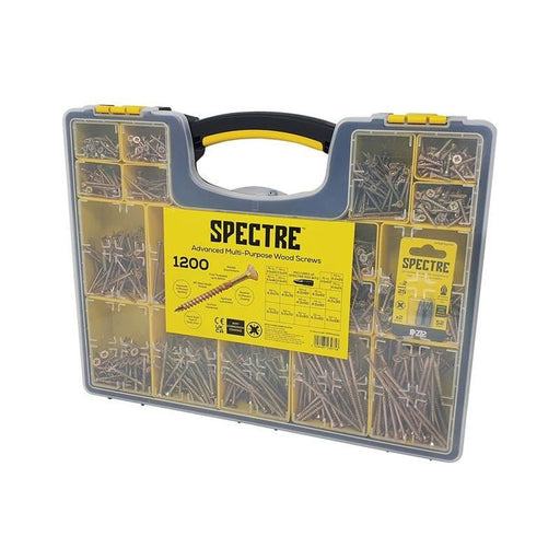 Forgefix Spectre™ Wood Screw Site Organiser 1200 Piece ForgeFix - RockBottom Northampton