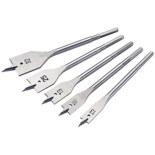Draper Flat Wood Bit Set, 13 - 32mm (5 Piece) 84451 Draper - Town Tools 