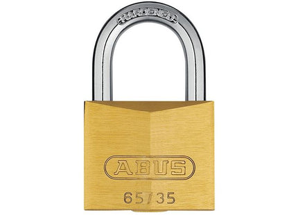 Abus Mechanical 65/35mm Brass Padlock ABUS Mechanical - RockBottom Northampton 