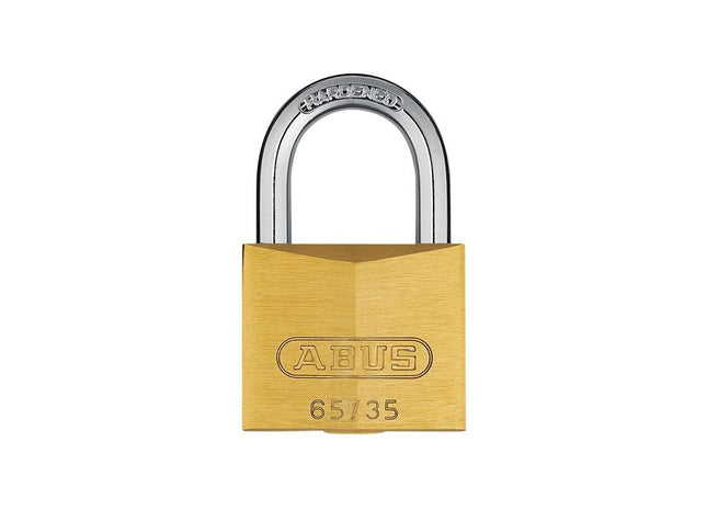 Abus Mechanical 65/35mm Brass Padlock ABUS Mechanical - RockBottom Northampton 