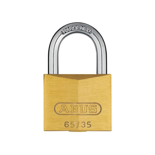 Abus Mechanical 65/35mm Brass Padlock ABUS Mechanical - RockBottom Northampton 