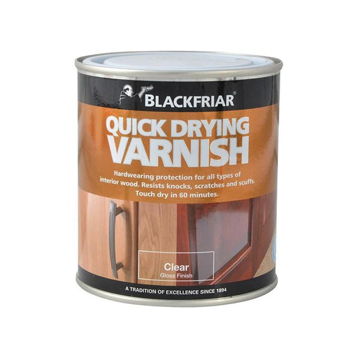 Blackfriar Quick Drying Duratough Interior Varnish Clear Gloss 500ml Blackfriar - RockBottom Northampton