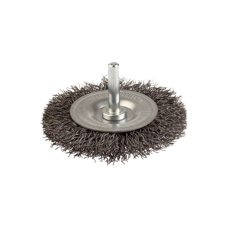 Lessmann DIY Wheel Brush 75 x 10mm, 0.30 Steel Wire Lessmann - RockBottom Northampton