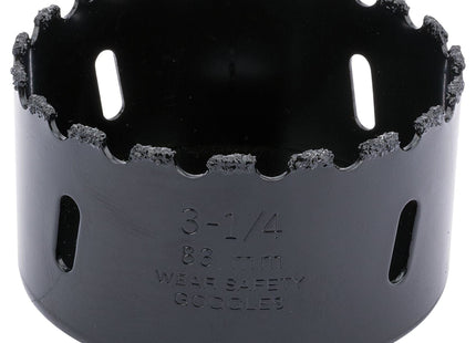 Draper Tungsten Carbide Grit Hole Saw, 83mm 34954 Draper - Town Tools 
