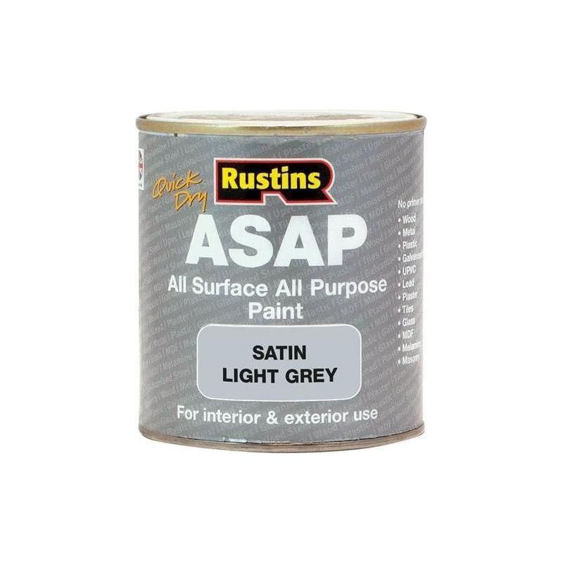 Rustins ASAP Paint Light Grey 500ml Rustins - RockBottom Nothampton