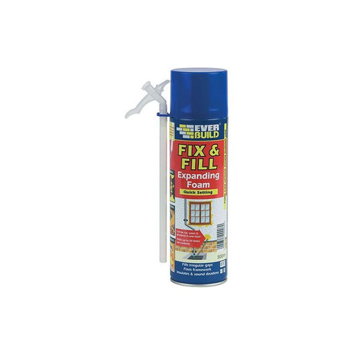 Everbuild Sika Fix & Fill Expanding Foam 500ml Everbuild Sika - RockBottom Northamptin