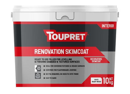 Toupret Renovation Skimcoat 10kg Toupret - RockBottom Northampton