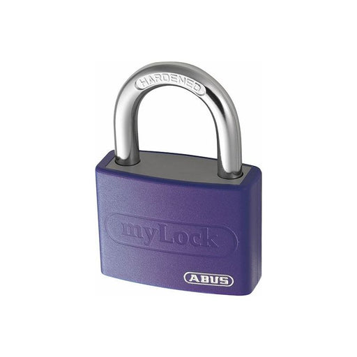 Abus Mechanical T65AL/40mm My Lock Aluminium Padlock Violet Keyed Alike 6401 ABUS Mechanical - RockBottom Northampton 