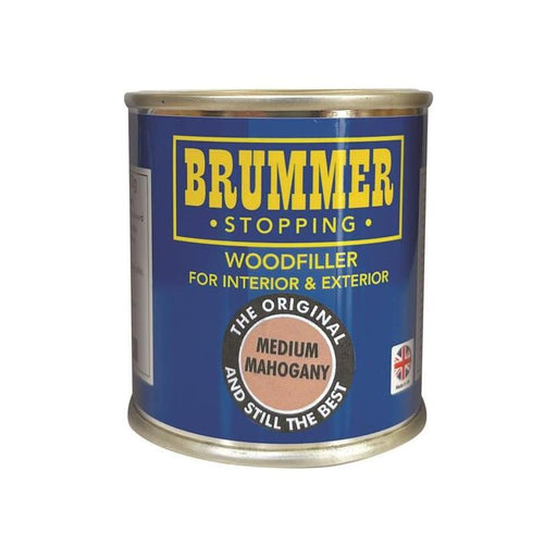 Brummer® Wood Filler Medium Mahogany 250g Brummer® - RockBottom Northampton