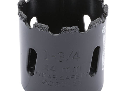 Draper Tungsten Carbide Grit Hole Saw, 44mm 34932 Draper - Town Tools 