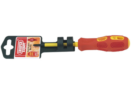 Draper VDE Approved Fully Insulated Cross Slot Screwdriver, No.0 x 60mm (Display Draper - Town Tools 