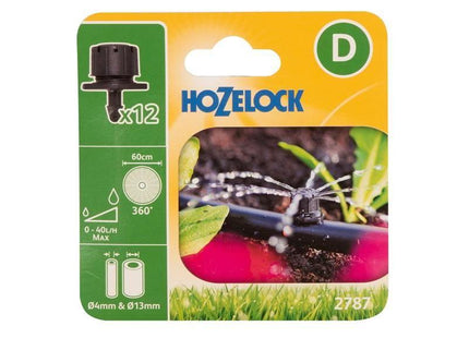 Hozelock 2787 End of Line Adjustable Mini Sprinkler 4/13mm (Pack 12) Hozelock - RockBottom Northampton