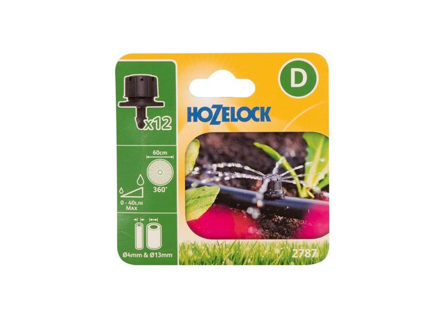 Hozelock 2787 End of Line Adjustable Mini Sprinkler 4/13mm (Pack 12) Hozelock - RockBottom Northampton