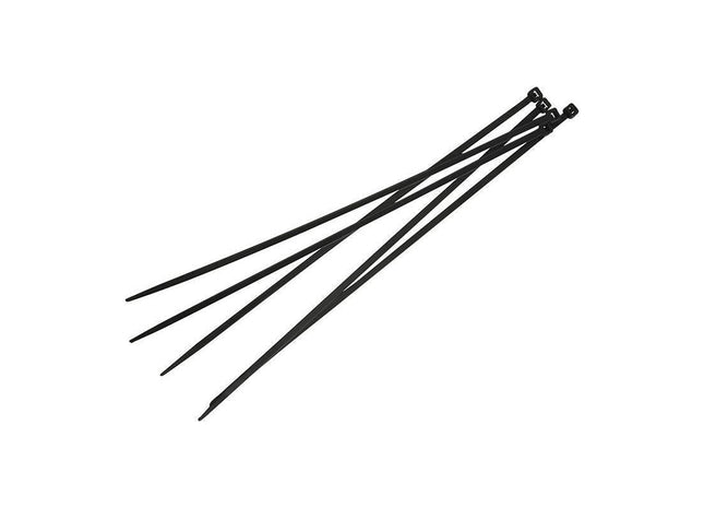 Faithfull Cable Ties Black 4.8 x 300mm (Pack 100) Faithfull - RockBottom Northampton