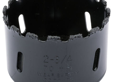 Draper Tungsten Carbide Grit Hole Saw, 70mm 34952 Draper - Town Tools 