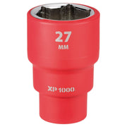 Draper XP1000 VDE Socket, 1/2" Sq. Dr., 27mm Draper - Town Tools
