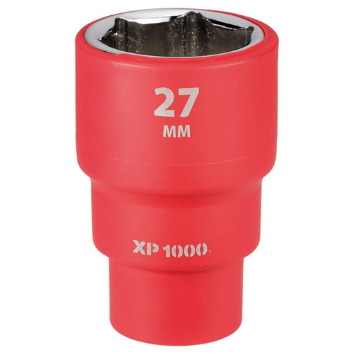 Draper XP1000 VDE Socket, 1/2" Sq. Dr., 27mm Draper - Town Tools
