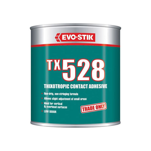 Evo-Stik TX528 Thixotropic Contact Adhesive 1 Litre EVO-STIK - RockBottom Northamptin