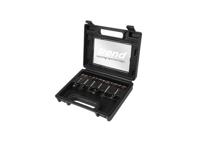 Trend 1/4in TCT Router Cutter Set, 6 Piece Trend - RockBottom Northampton