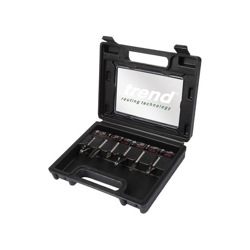Trend 1/4in TCT Router Cutter Set, 6 Piece Trend - RockBottom Northampton